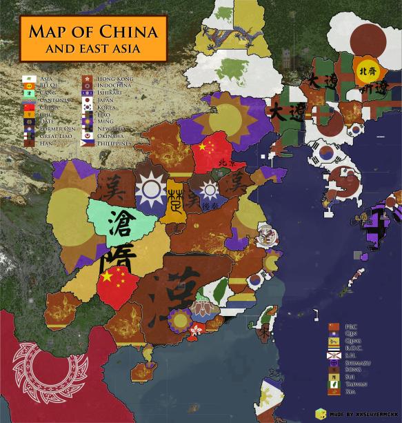 East Asia Map (early January 2021)%2C Made By XxSlayerMCxX 