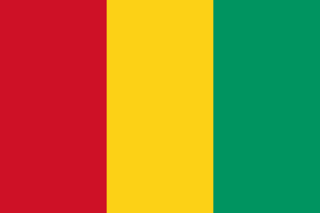 Guinea Flag (Red - Yellow - Green, vertical stripes)
