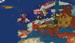 An old map of Europe