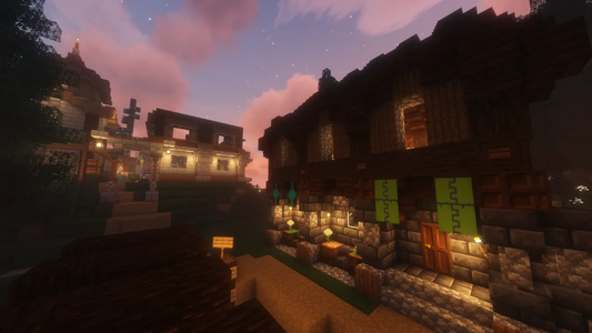 A residential area of the town