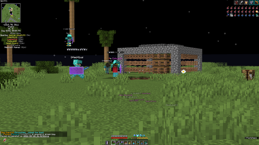 Screenshot of the fighting around the Mafia town, Hamas, 50 minutes into the battle.