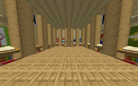 The inside of the Museum of Aurora History