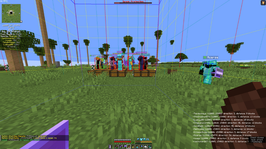 Screenshot of the players at Gaza upon its creation.