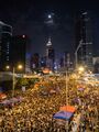 Umbrella Revolution in Admiralty Night View 20141010.jpg
