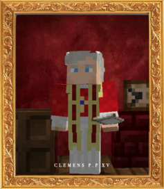 Picture of Pope Clement XV (inventor of most recent Canon Law)