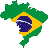 Brazil territory and flag