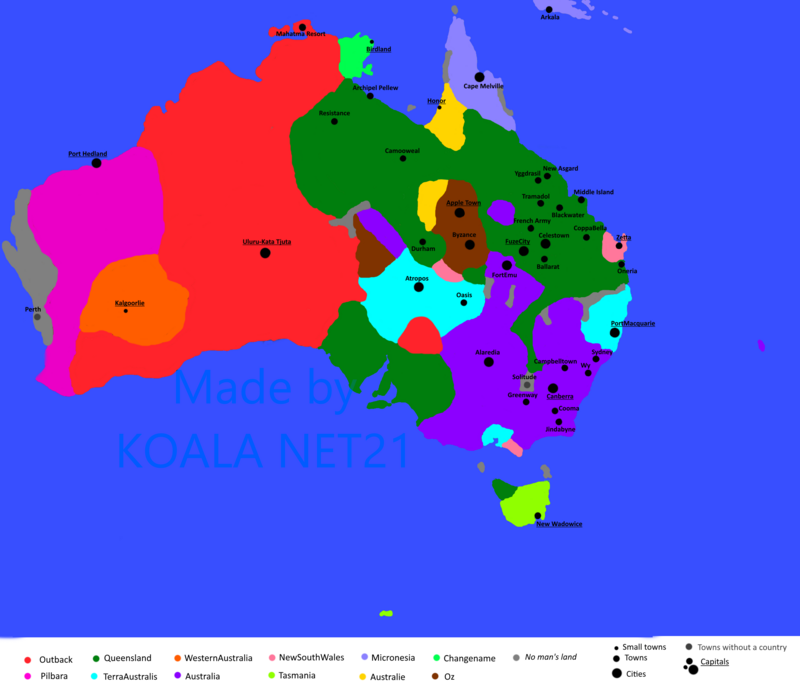 Map of Australia by KOALA_NET21