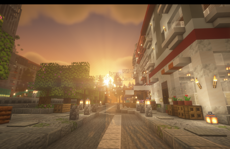 The streets of Montreal, Acadia during sunrise