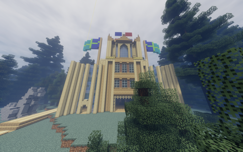 The outside of the Beacon Embassy Apartments