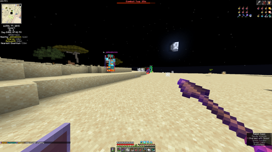 Screenshot of the beginning of the 3v2, with the Nubians outnumbered (NoahShan behind FORDaLoZ).
