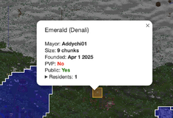 Emerald on its day of creation (01/04/2025)
